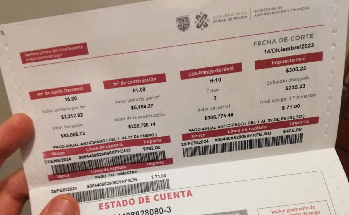 Guía completa para entender el recibo del predial CDMX DeDinero